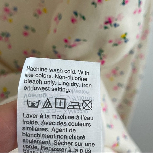 Madewell NWT Tie Sleeve Retro Calico Floral Print Dress vintage retro coquette - Picture 14 of 17